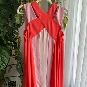 BCBMAXAZRIA Chantal Cocktail Party Crossover Neckline